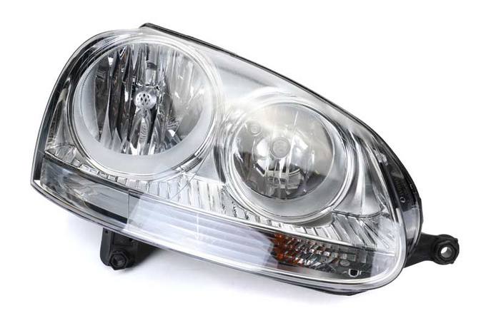 VW Headlight Assembly - Passenger Side (Halogen) 1K6941006S - Hella 247007361